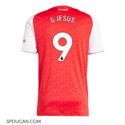 Muški Nogometni Dres Arsenal Gabriel Jesus #9 Domaci 2025-26 Kratak Rukav Muški Nogometni Dres Arsenal Gabriel Jesus #9 Domaci 2025-26 Kratak Rukav